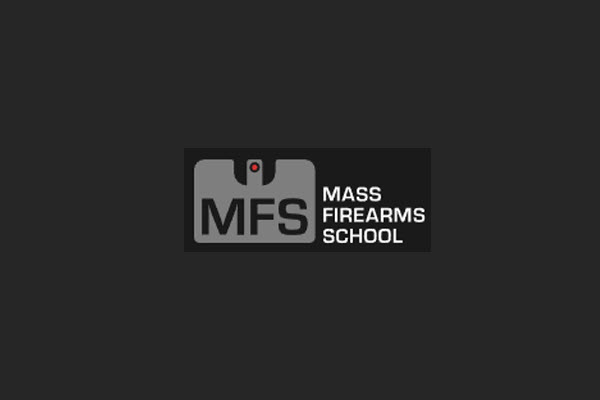Mass Firearms School logo on a dark grey background